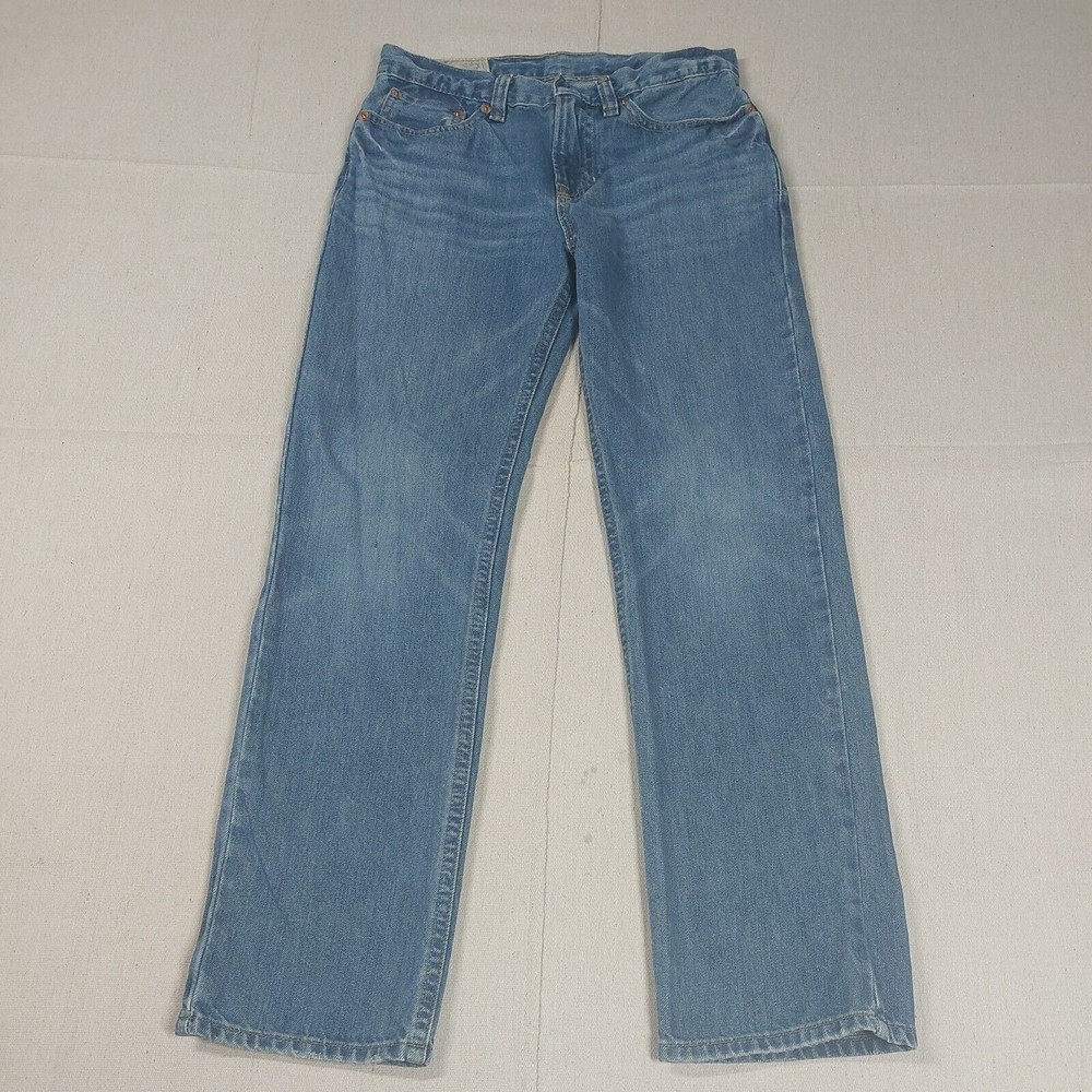 Polo Ralph Lauren Jeans Boys Size 12 Slim Straight Leg Cotton Denim Medium Wash